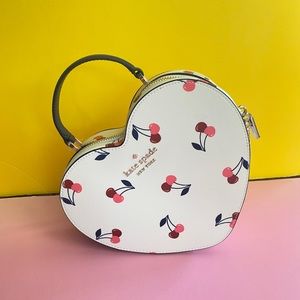 Kate Spade Love Shack Cherry Heart Crossbody handbag